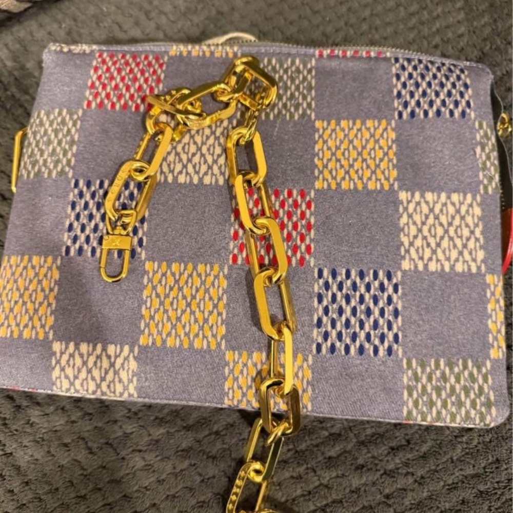 Stylish Checkered Chain Bag
